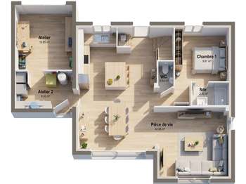 Vente Maison 4 chambresCrach