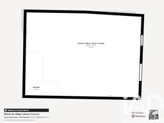 Vente maison 3 pièces