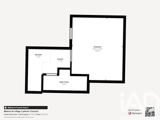 Vente maison 3 pièces
