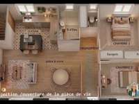 Vente maison 3 pièces Vente maison 3 pièces