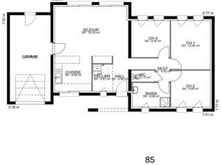 Vente maison 4 pièces