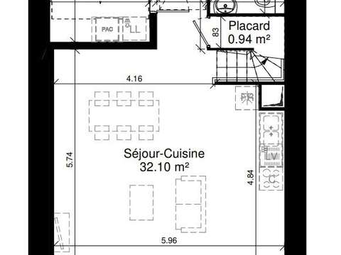 Vente maison 4 pièces