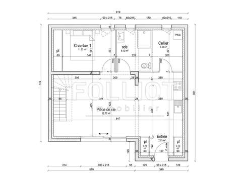 Vente maison 4 pièces