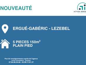 Vente Maison 3 chambresErgué-Gabéric