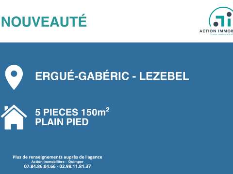 Vente maison 5 pièces Ergué-Gabéric 29