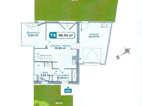 Vente maison 5 pièces Vente maison 5 pièces