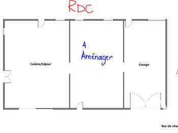 Vente maison 3 pièces