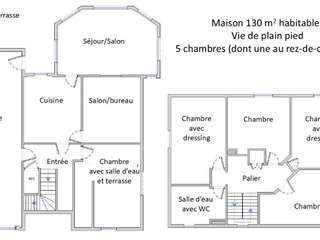 Vente maison 7 pièces