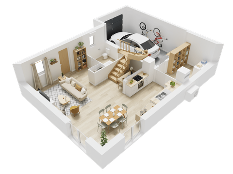 Vente maison 4 pièces