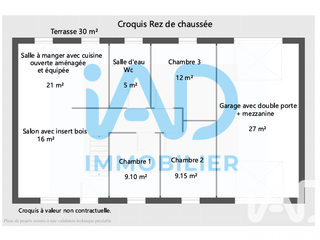 Vente maison 6 pièces Vente maison 6 pièces