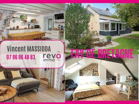 Vente maison 5 pièces Fay-de-Bretagne 44