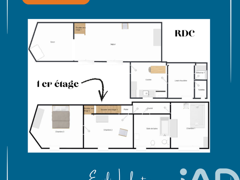Vente maison 6 pièces Vente maison 6 pièces