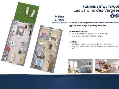 Vente maison 3 pièces