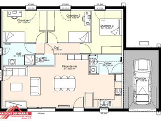 Vente maison 4 pièces