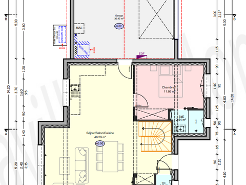 Vente maison 5 pièces