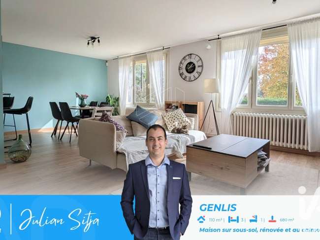 Maison 5 pièces 110 m² · à Genlis · 110 m² · 255 000 €
