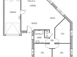Vente maison 4 pièces