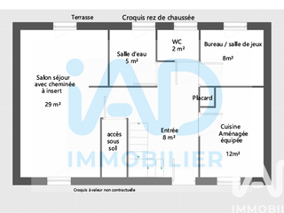 Vente maison 6 pièces Vente maison 6 pièces