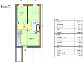 Vente maison 4 pièces