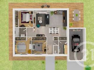 Vente maison 4 pièces