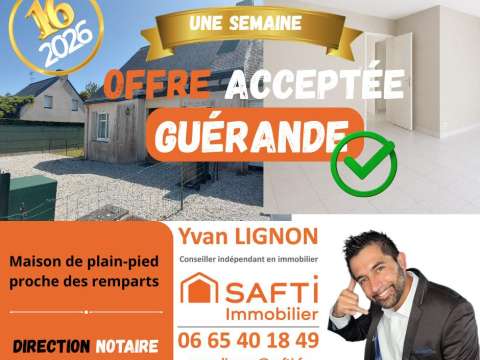Vente maison 3 pièces Guérande 44