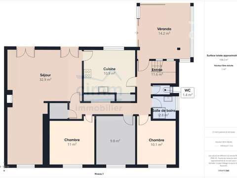 Vente maison 7 pièces