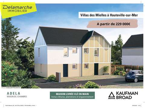 Vente maison 3 pièces Hauteville-sur-Mer 50