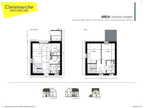 Vente maison 3 pièces Vente maison 3 pièces