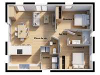 Vente maison 3 pièces