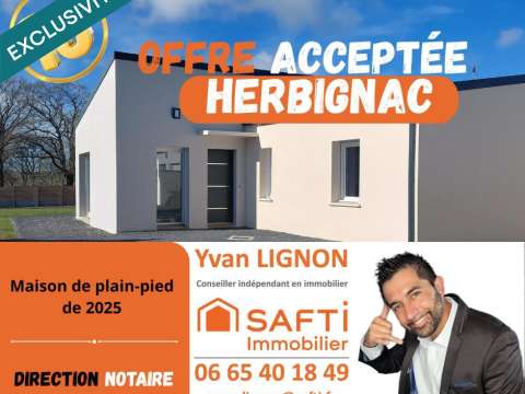 Vente maison 5 pièces Herbignac 44