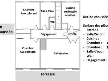 Vente maison 4 pièces