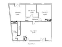 Vente maison 3 pièces
