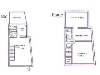 Vente maison 3 pièces