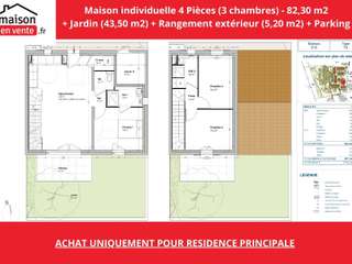 Vente maison 4 pièces