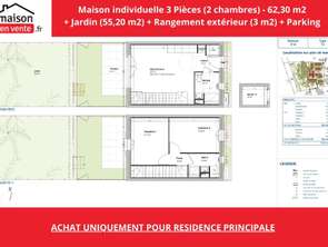 Vente Maison 2 chambresL'Épine