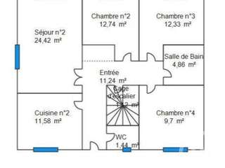 Vente maison 5 pièces