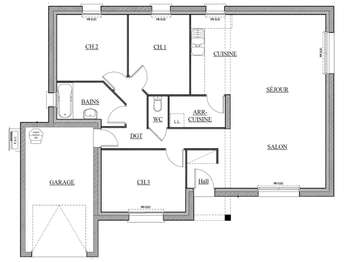 Vente maison 4 pièces
