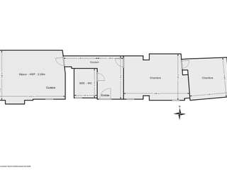 Vente maison 3 pièces