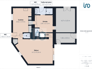 Vente maison 6 pièces