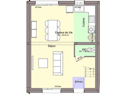 Vente maison 5 pièces