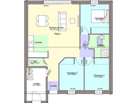 Vente maison 5 pièces