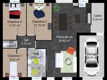 Vente maison 5 pièces