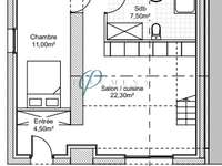 Vente maison 3 pièces