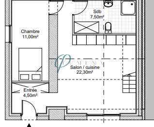Vente maison 3 pièces