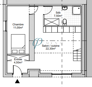 Vente maison 3 pièces