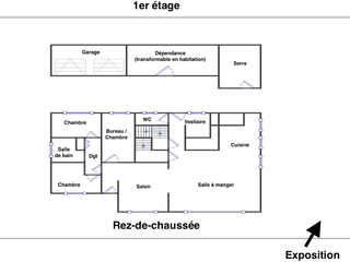 Vente maison 8 pièces
