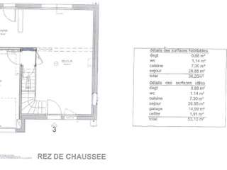 Vente maison 4 pièces