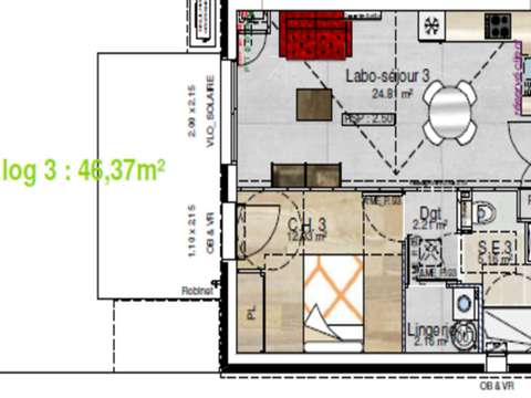 Vente maison 3 pièces