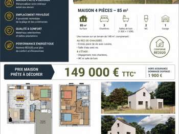 Vente maison 6 pièces La Vraie-Croix 56