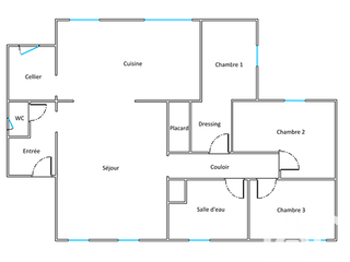 Vente maison 4 pièces